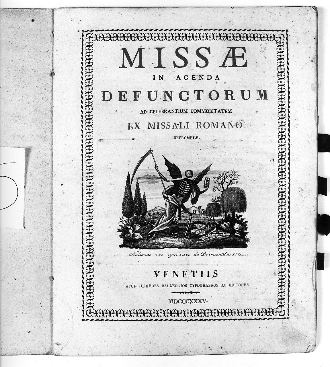 allegoria della morte (stampa) di Nani Antonio (sec. XIX)