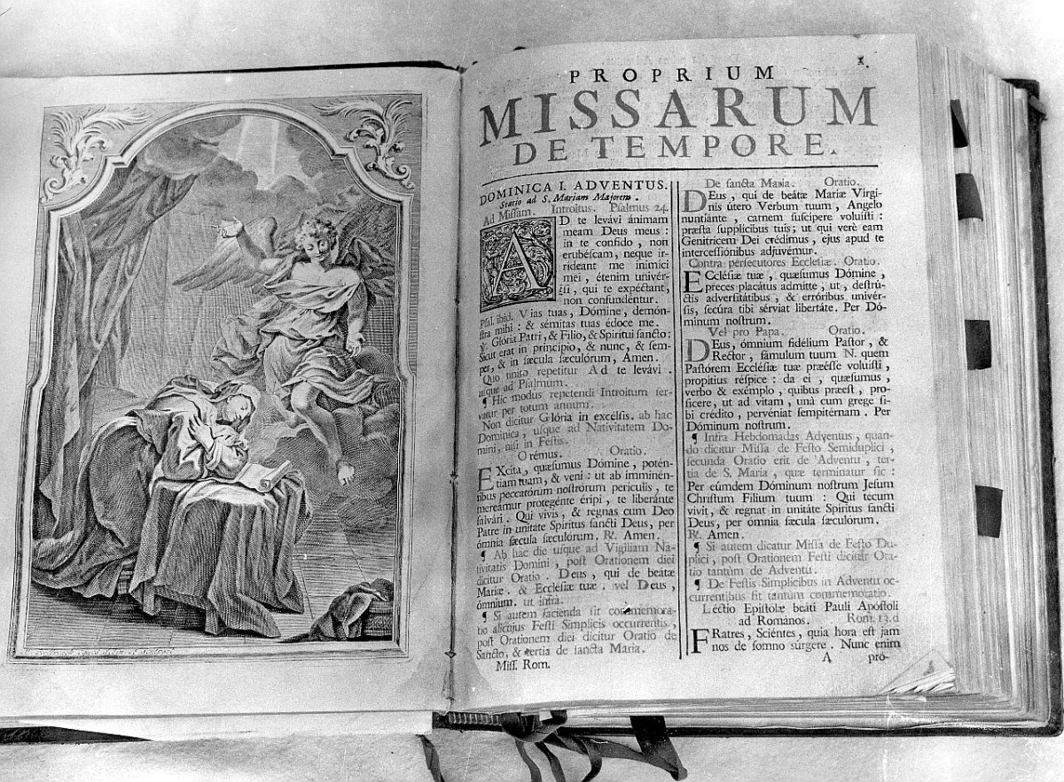 Annunciazione (stampa) di Beylbrouck Michael (sec. XVIII)