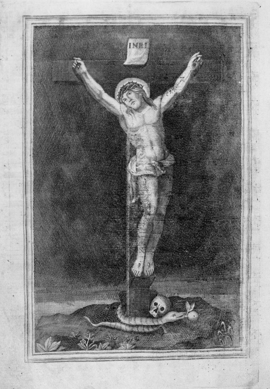 Cristo crocifisso (stampa, serie) - ambito senese (seconda metà sec. XVIII, sec. XVIII)
