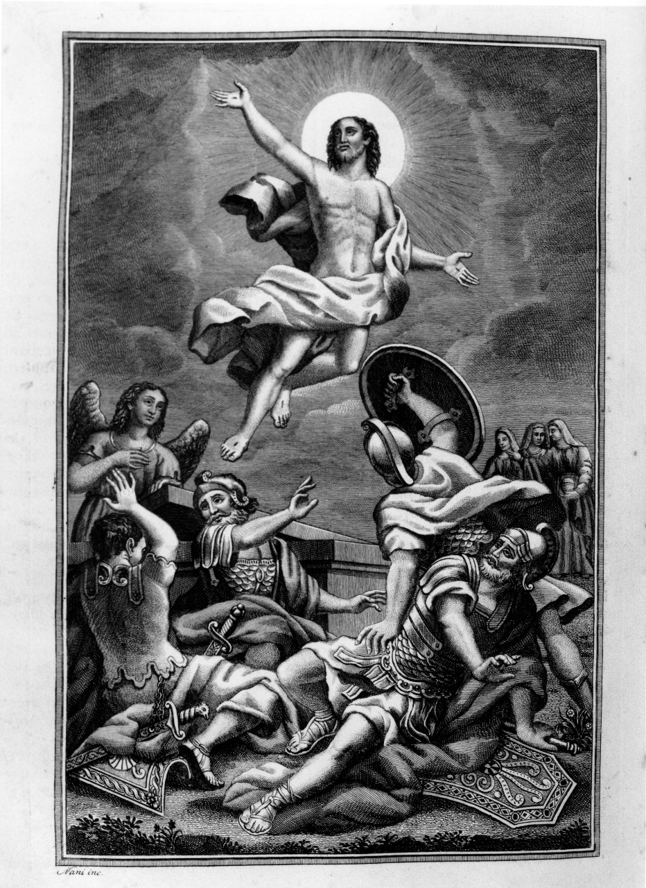 resurrezione di Cristo (stampa, serie) di Nani Antonio (sec. XVIII)