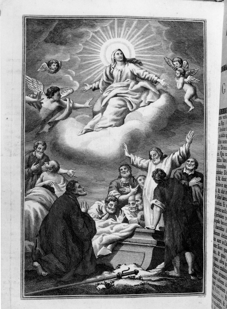 assunzione della Madonna (stampa, serie) di Nani Antonio (sec. XVIII)