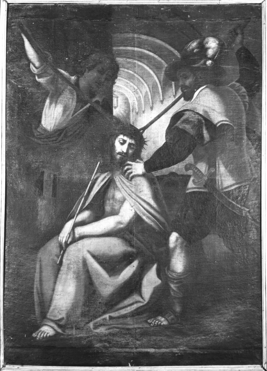 Cristo coronato di spine (dipinto) di Boschi Alfonso (prima metà sec. XVII)