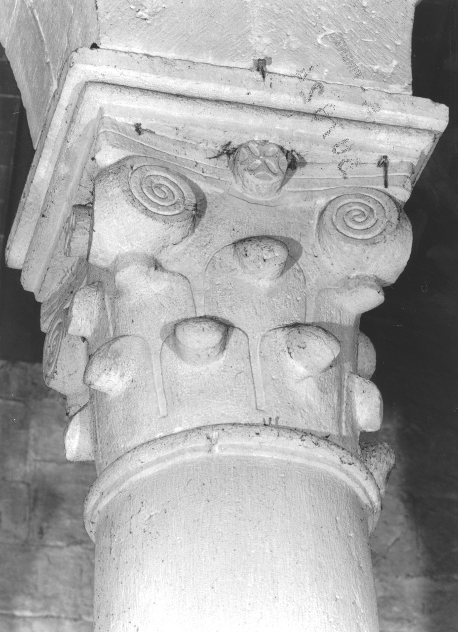 capitello di colonna - bottega toscana (sec. XIII)