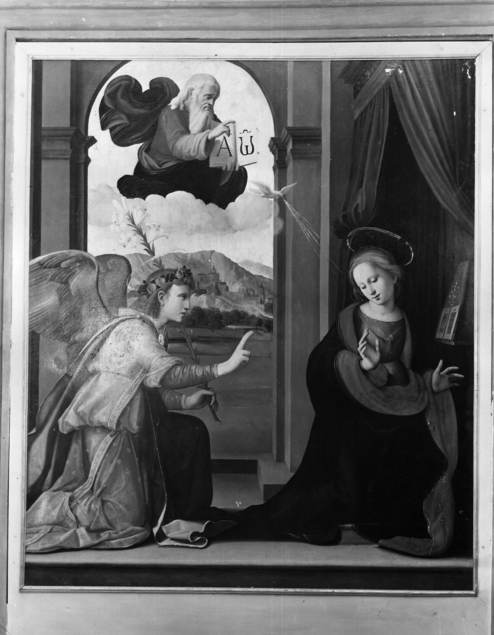 Annunciazione (dipinto) di Ghirlandaio Ridolfo (sec. XVI)