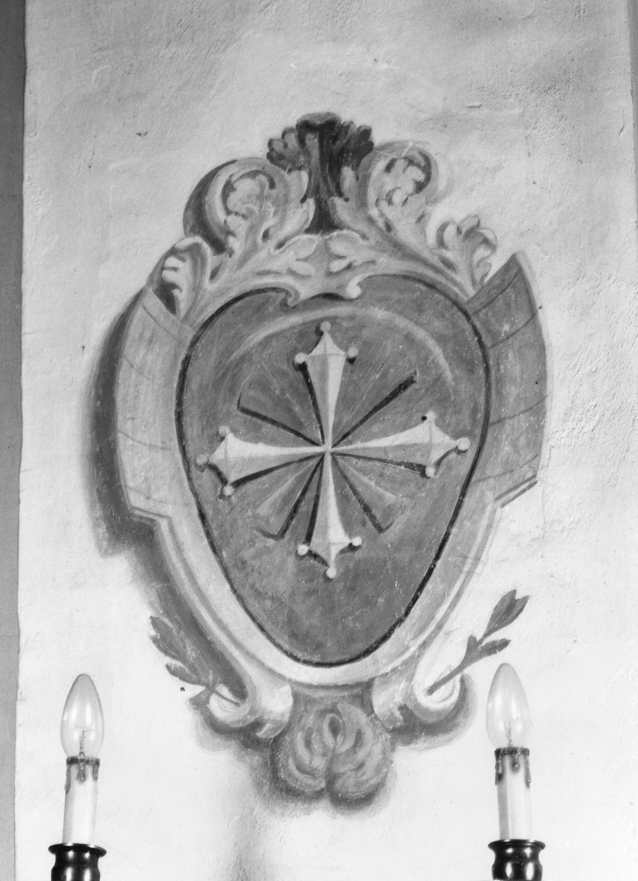 croce di consacrazione (dipinto, serie) - ambito toscano (seconda metà sec. XVIII)