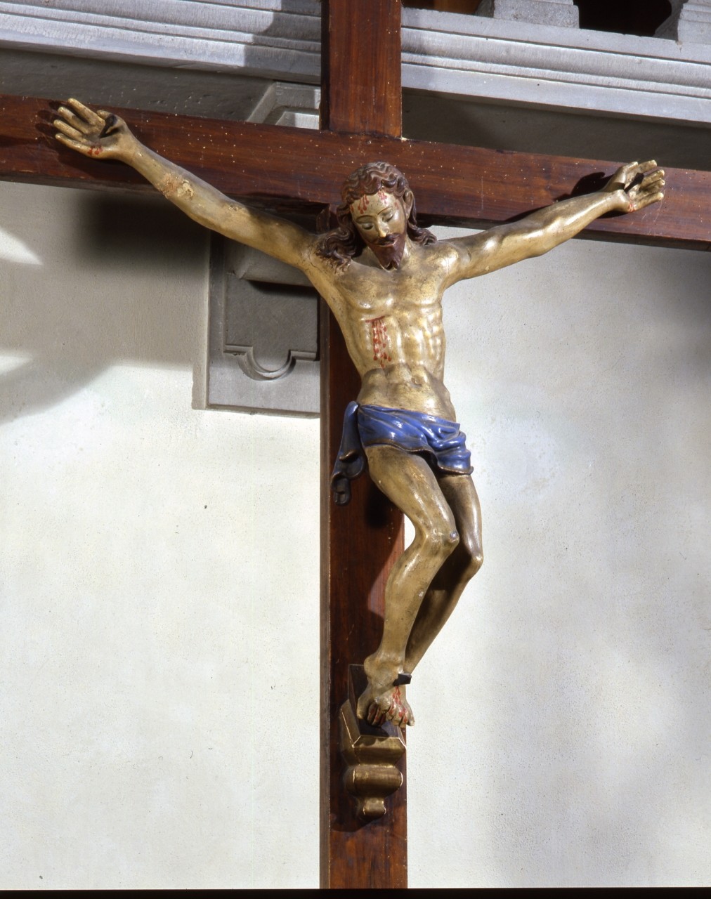 Cristo crocifisso (crocifisso) di Baccio da Montelupo (cerchia) (fine/ inizio secc. XV/ XVI)
