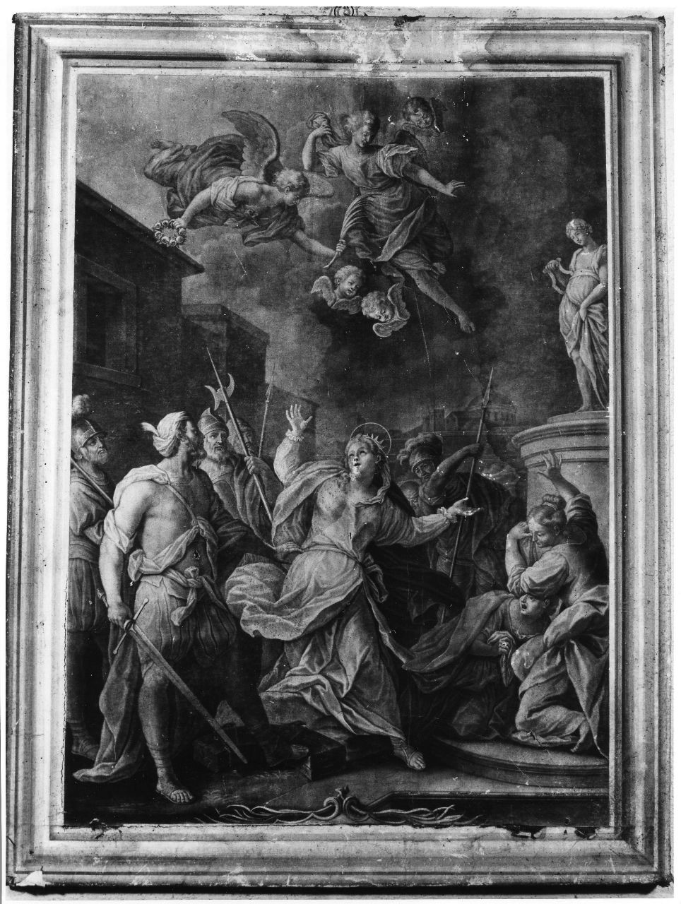 martirio di Santa Caterina d'Alessandria (stampa) di Rugendas Christian Johann, Rugendas Georg Philipp II, Marchesini Alessandro (sec. XVIII)