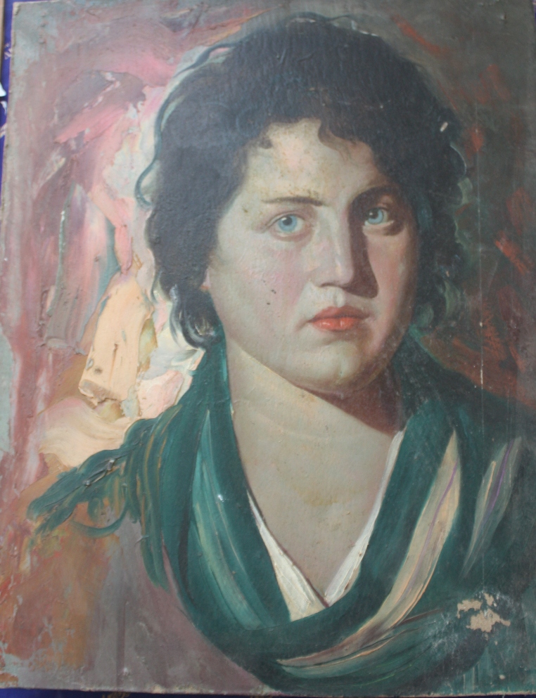 Ritratto di Adalgisa, ritratto femminile (dipinto, opera isolata) di Tarquini Sabatino (attribuito) (prima metà XX)