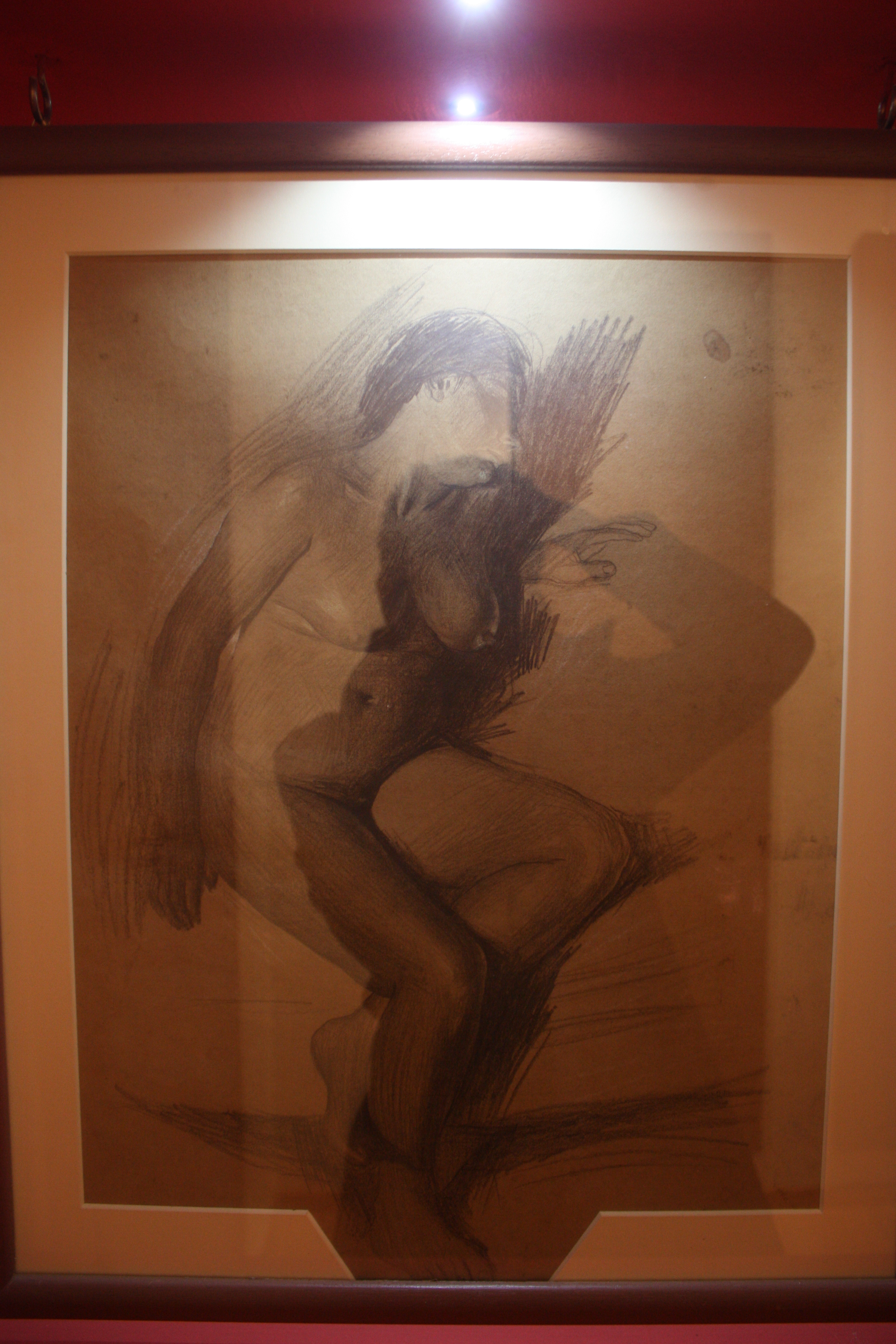 Nudo, Recto: nudo femminile/Verso: nudo femminile (disegno, opera isolata) di Tarquini Sabatino (attribuito) (prima metà XX)