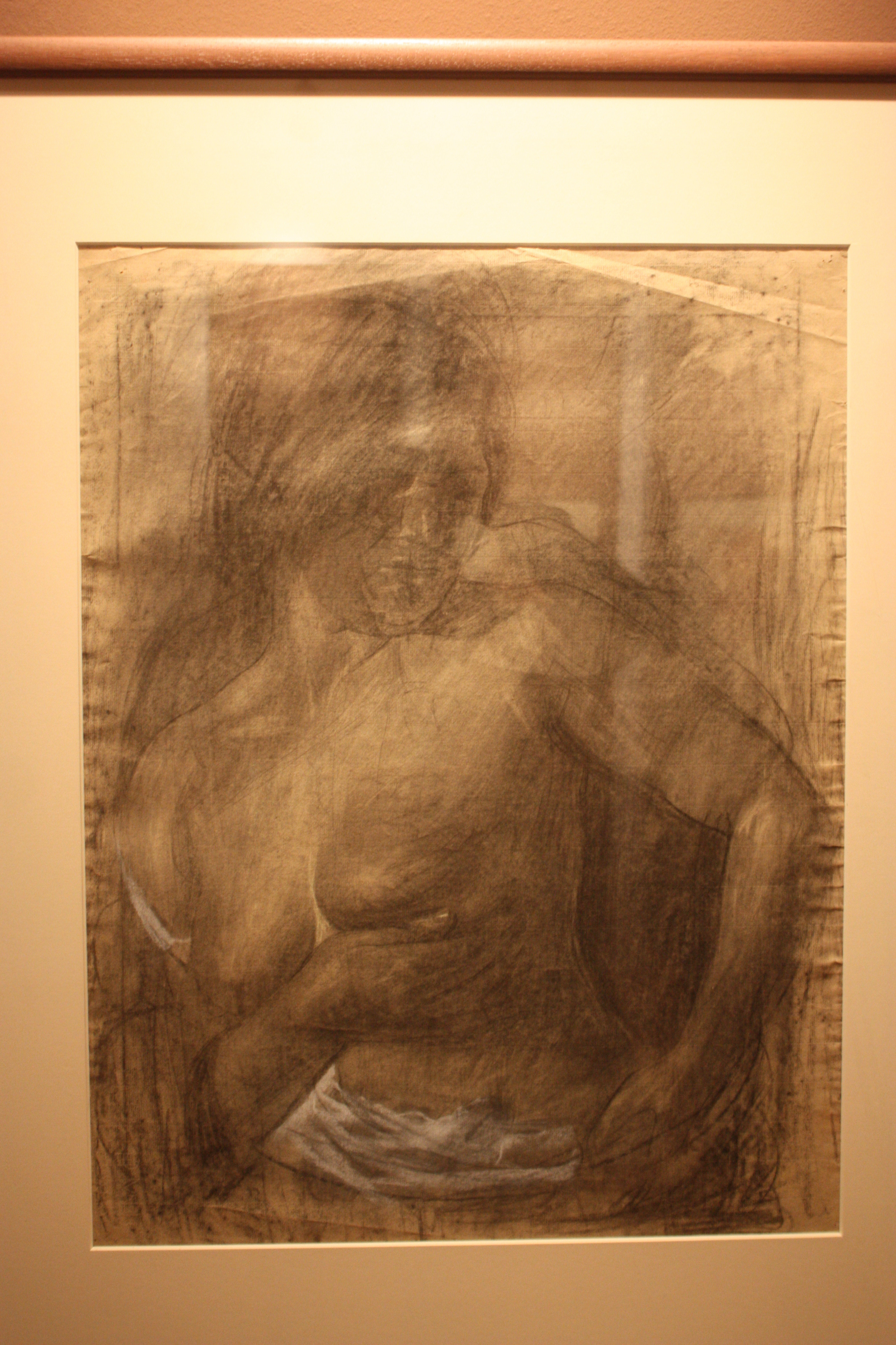 Nudo, nudo femminile (disegno, opera isolata) di Tarquini Sabatino (attribuito) (prima metà XX)