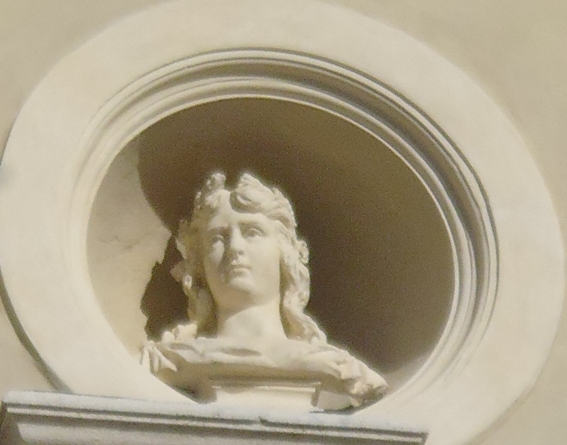 Cerere, figura femminile a mezzo busto (busto, elemento d'insieme) - ambito abruzzese (ultimo quarto XIX)