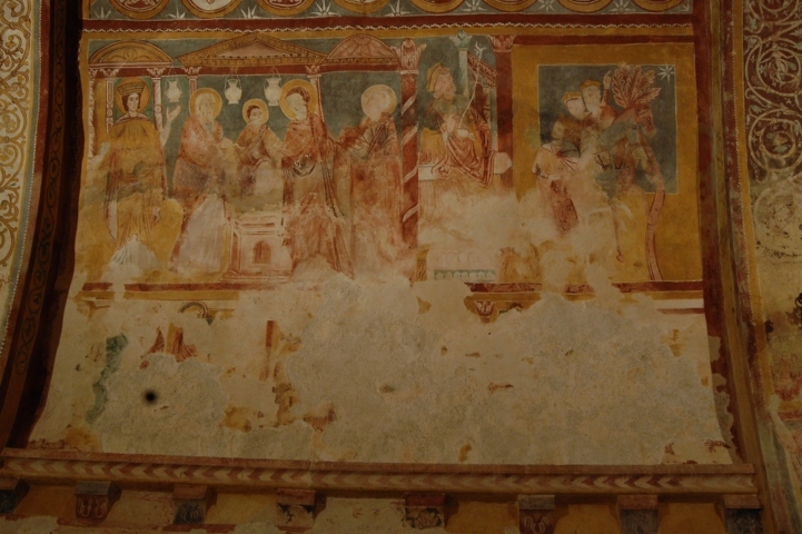 Presentazione di Gesù al tempio, Arrivo dei Re Magi, Storie dell'Infanzia di Gesù (dipinto, ciclo) - ambito romano, ambito normanno, ambito abruzzese (terzo quarto XIII)