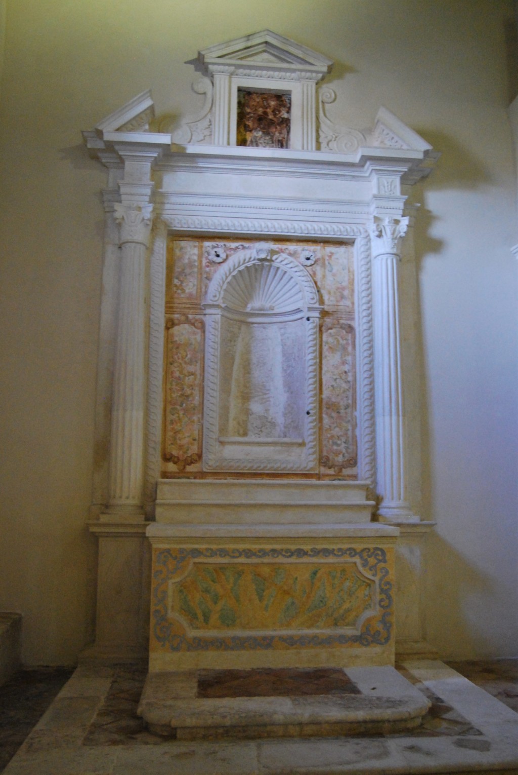 altare, elemento d'insieme - ambito abruzzese (inizio XVII)