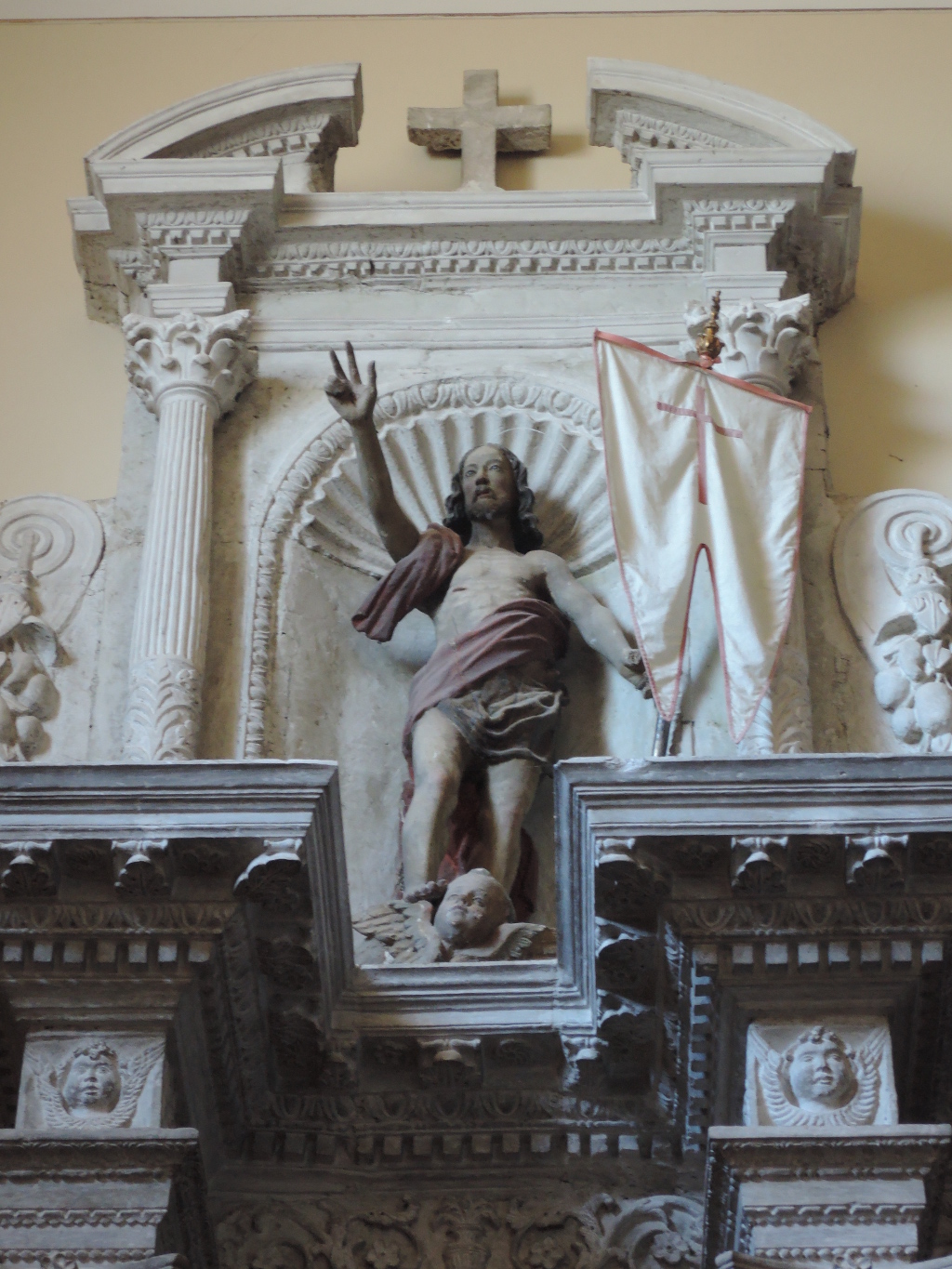 Cristo risorto (scultura, opera isolata) - ambito abruzzese (metà/ metà XVI-XVII)