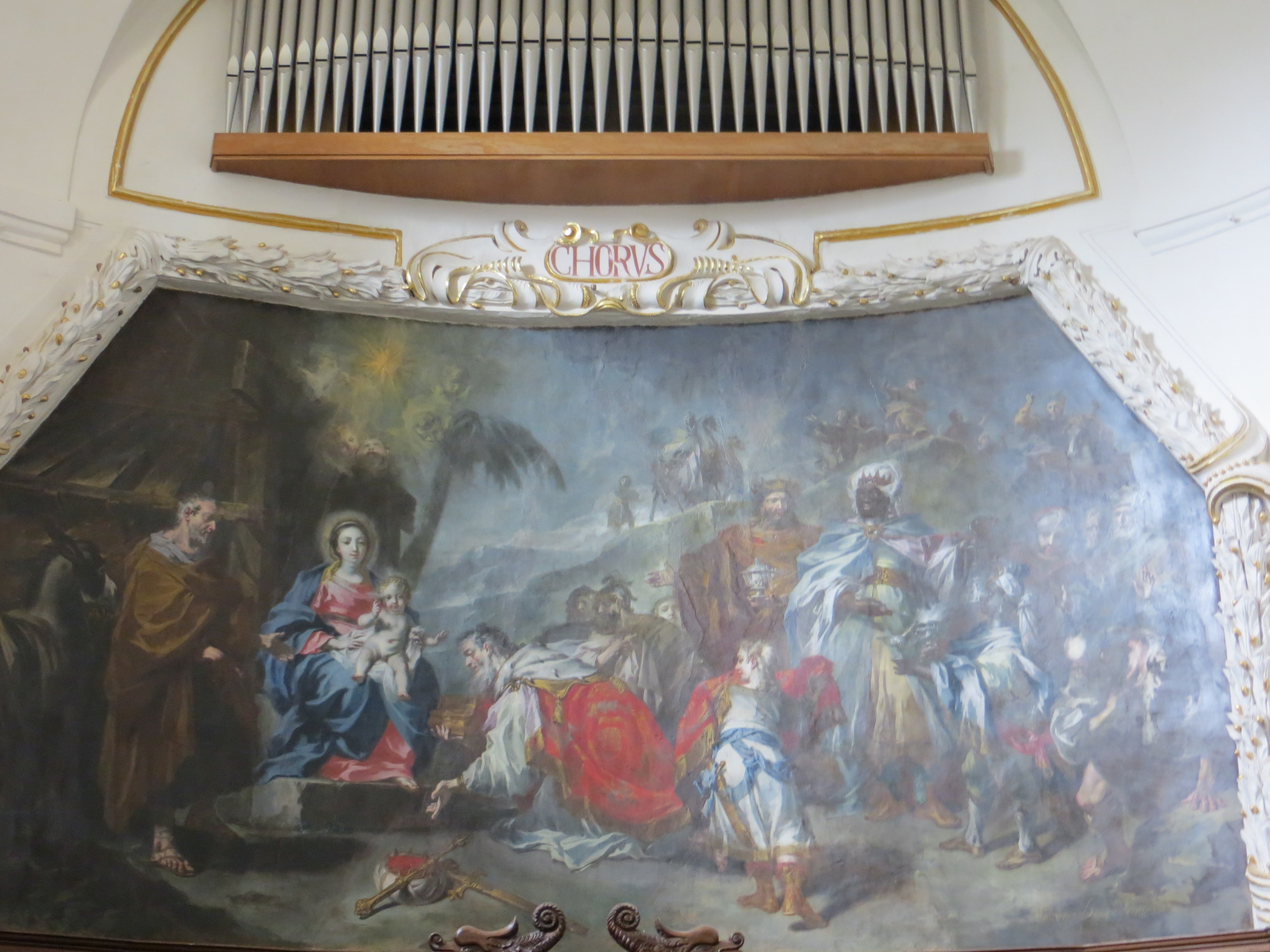 Adorazione dei Magi, Adorazione dei Magi (dipinto, complesso decorativo) di Damini Vincenzo (secondo quarto XVIII)
