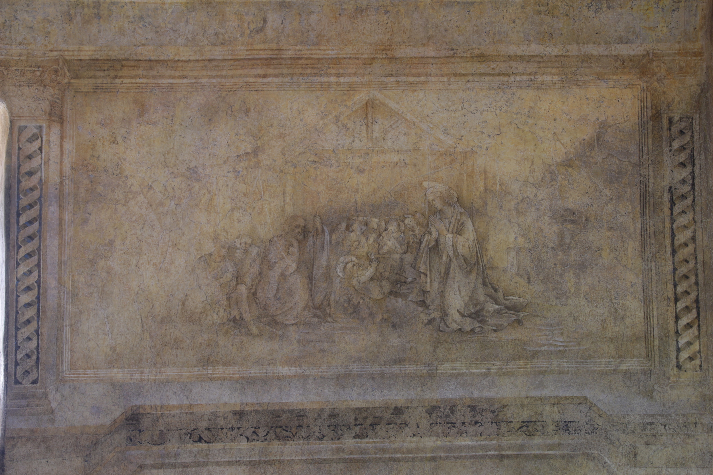 Adorazione dei pastori, Adorazione dei pastori (dipinto, ciclo) - ambito abruzzese, ambito fiorentino (primo quarto XVI)