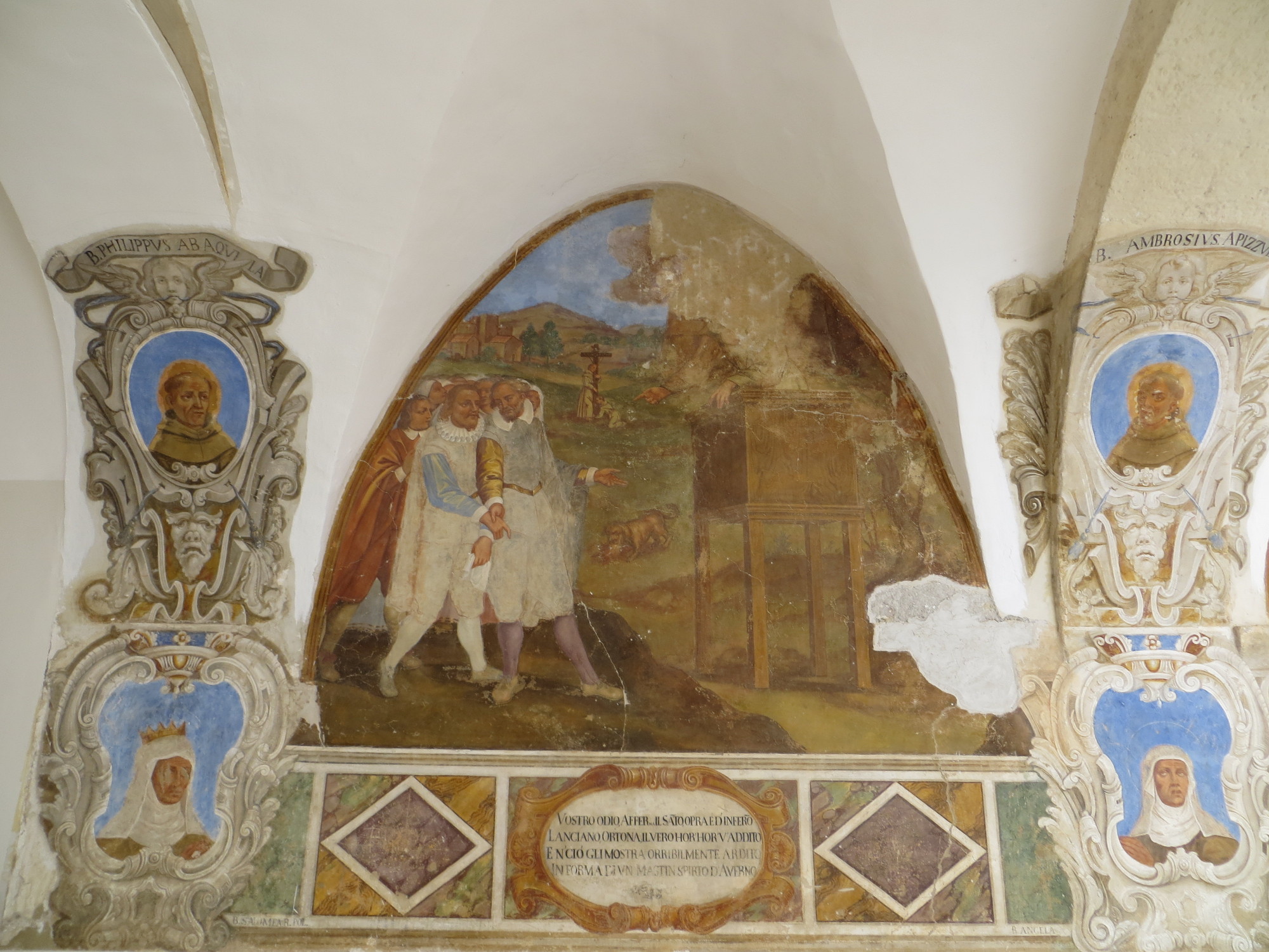 San Giovanni da Capestrano predica a Ortona (dipinto, ciclo) - ambito abruzzese (prima metà XVII)