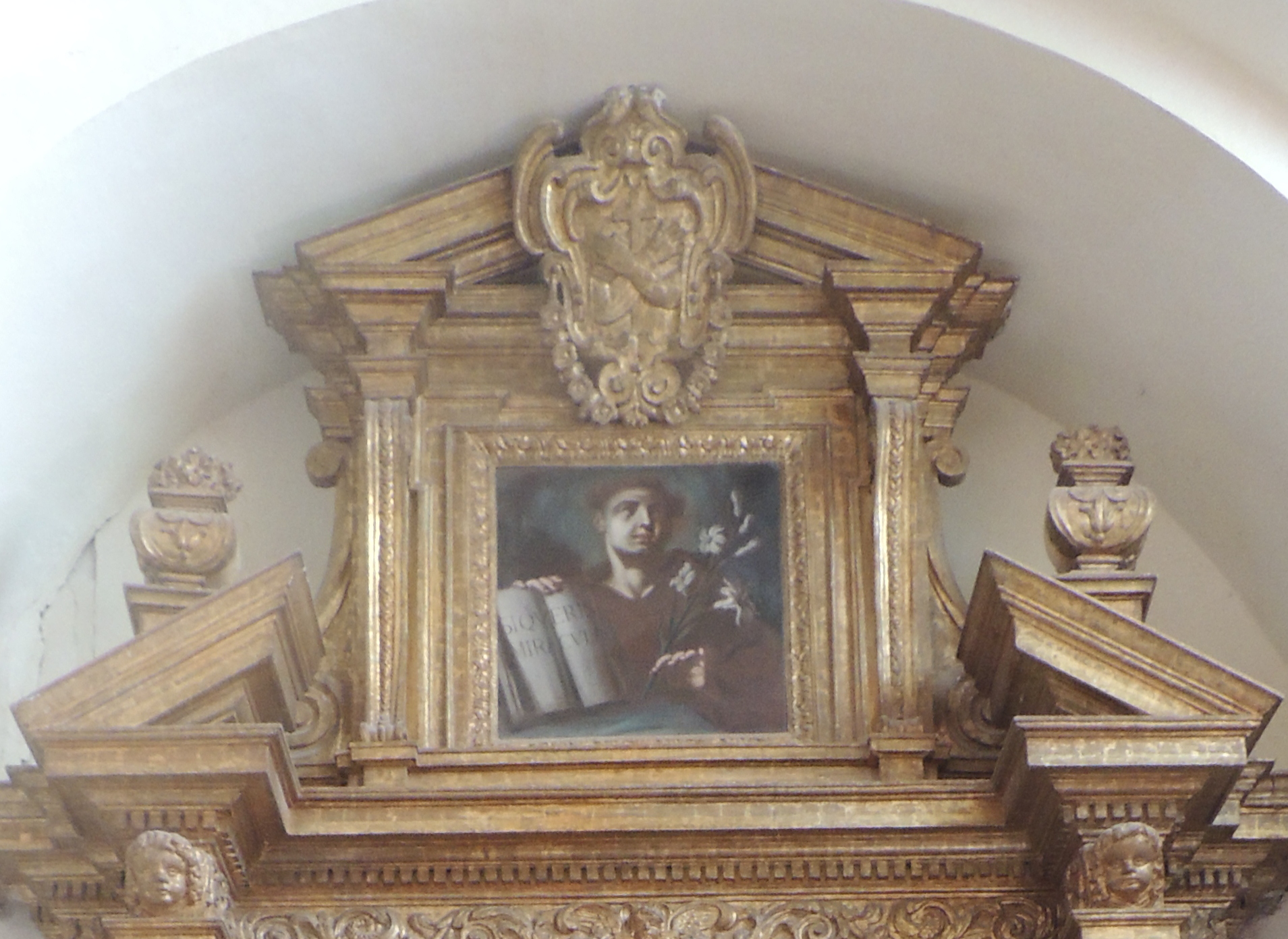 Sant'Antonio da Padova (dipinto, pendant) di Damini Vincenzo - ambito veneziano (secondo quarto XVIII)