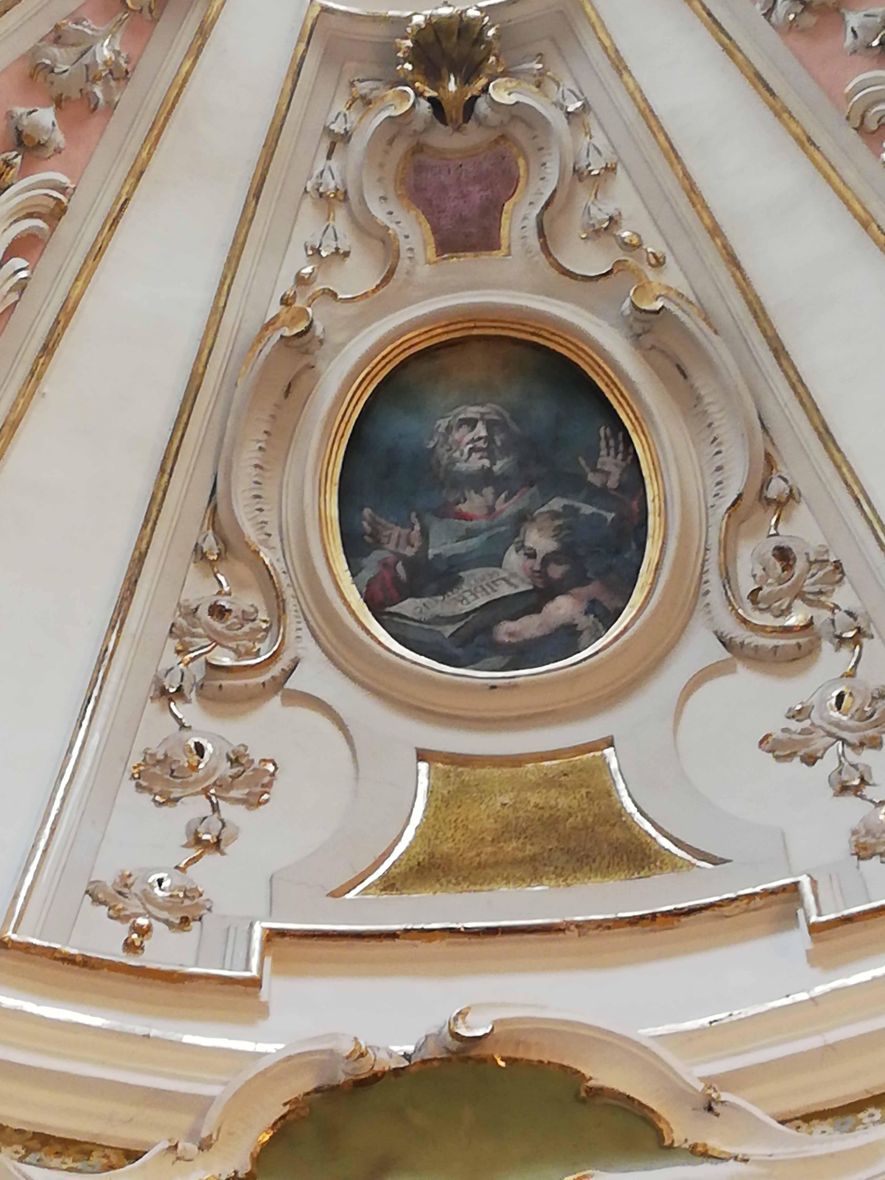 San Matteo evangelista, San Matteo evangelista (dipinto, complesso decorativo) di Damini Vincenzo - ambito veneziano (secondo quarto XVIII)