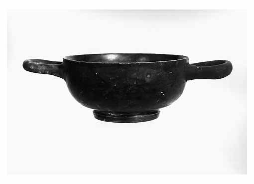 TAZZA BIANSATA - ambito apulo (sec. III a.C)