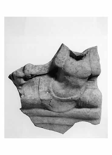 Recumbente su kline (RILIEVO) - ambito tarantino (sec. IV a.C)