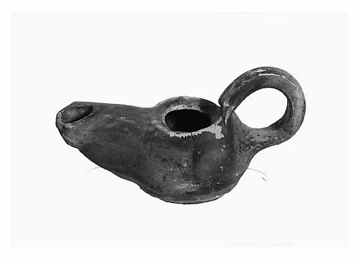 LUCERNA, tipo biconica dell'Esquilino - produzione italica (seconda meta' sec. II a.C)