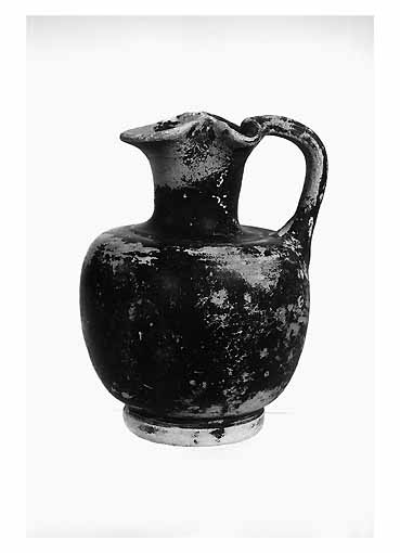 OINOCHOE A BOCCA TRILOBATA - ambito tarantino (meta' sec. V a.C)