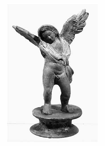 Eros alato (STATUETTA) - produzione tarantina (secc. III/ II a.C)