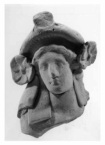 Recumbente (RILIEVO, Iacobone C5 XXV b) - produzione tarantina (meta' sec. IV a.C)