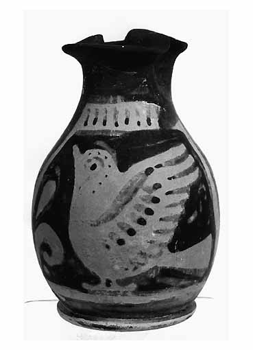 OINOCHOE A BOCCA TRILOBATA - ambito apulo (fine sec. IV a.C)