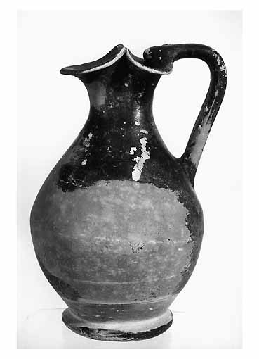 OINOCHOE A BOCCA TRILOBATA - ambito apulo (fine/inizio secc. IV/ III a.C)