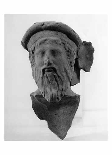 Recumbente (RILIEVO, Iacobone C5 XVIII b) - produzione tarantina (prima meta' sec. IV a.C)