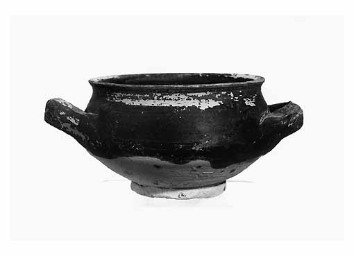 TAZZA BIANSATA - produzione tarantina (fine sec. III a.C)