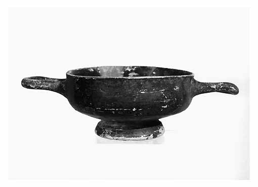 TAZZA BIANSATA - ambito tarantino (fine sec. IV a.C)