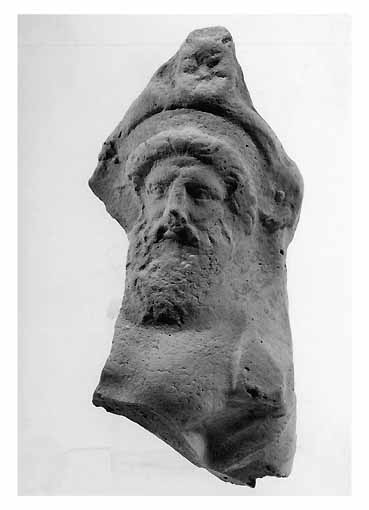 Recumbente (RILIEVO, Iacobone C5 XXVII b) - produzione tarantina (meta' sec. IV a.C)