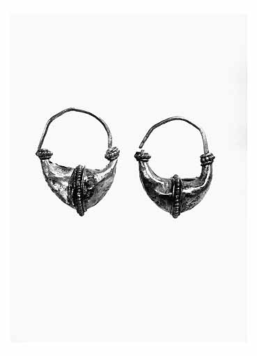 ORECCHINI (COPPIA DI), Schojer, tipo IA - produzione tarantina (terzo quarto sec. IV a.C)