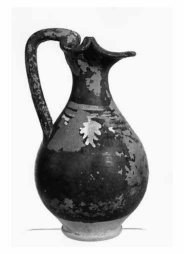 OINOCHOE A BOCCA TRILOBATA, Webster, tipo 5 - ambito apulo (inizio sec. III a.C)