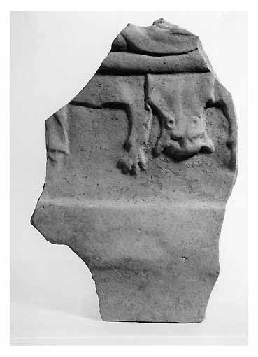 Recumbente (RILIEVO, Iacobone C5) - produzione tarantina (meta' sec. IV a.C)