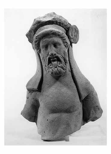 Recumbente (RILIEVO, Iacobone C 5 XXVII a) - produzione tarantina (meta' sec. IV a.C)