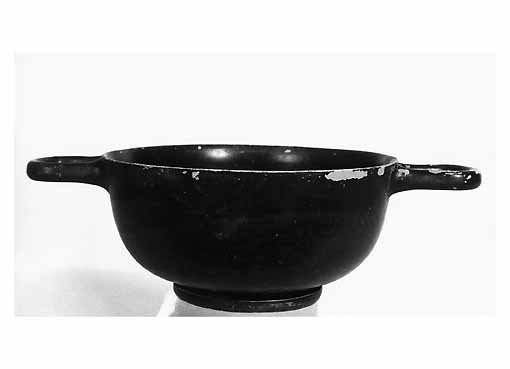 TAZZA BIANSATA - ambito apulo (fine/inizio secc. IV/ III a.C)