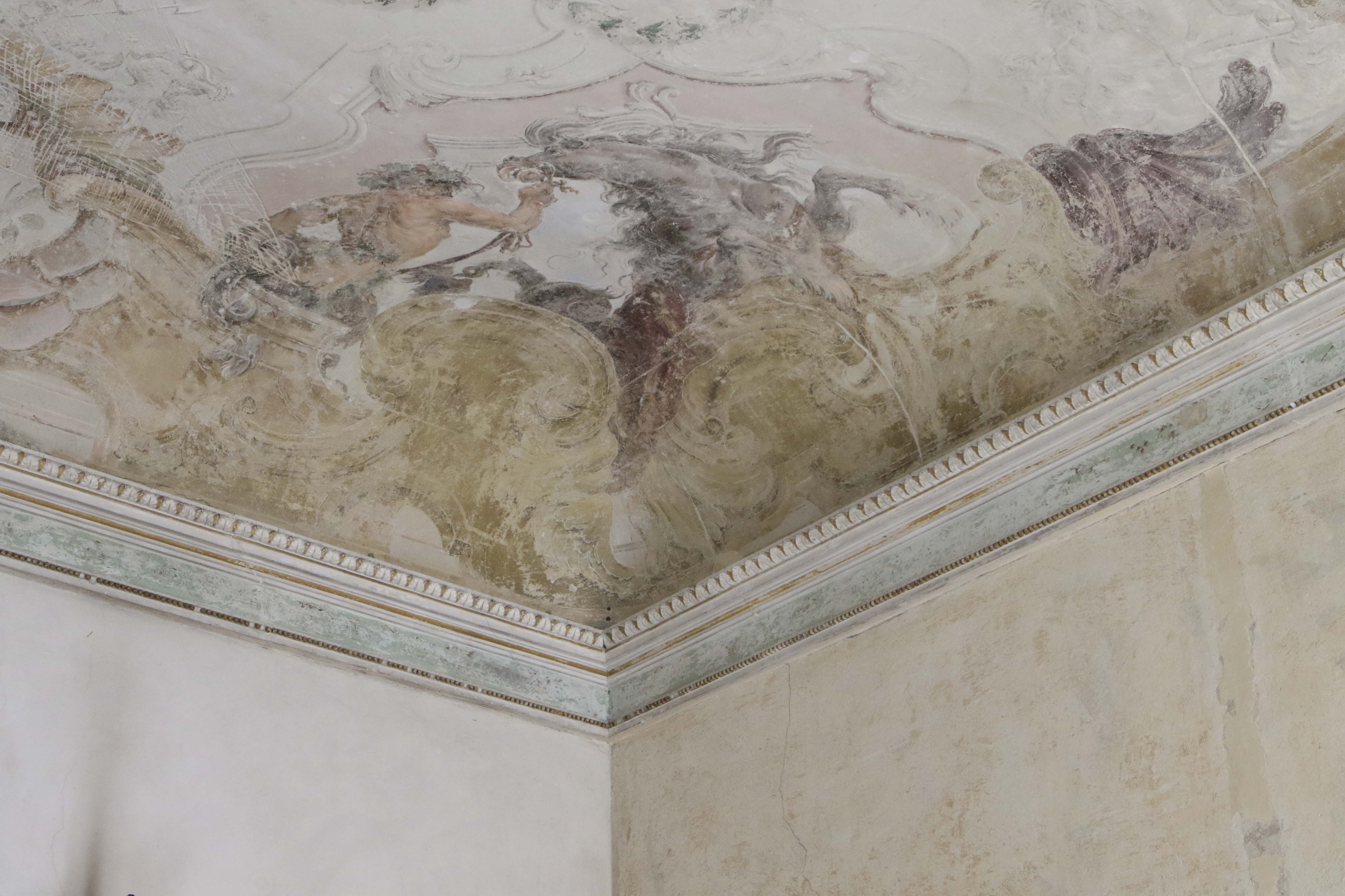 tritone e cavallo (dipinto) di Mengardi, Giambattista (attribuito) - ambito veneto (terzo quarto XVIII)