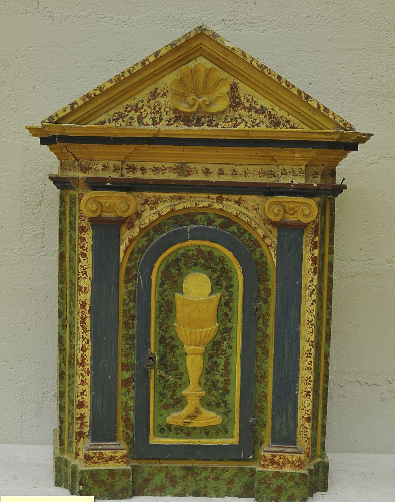 tabernacolo, opera isolata - bottega Italia centrale (XIX)