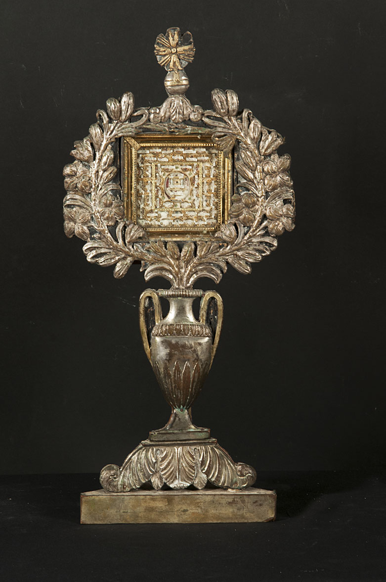 reliquiario, opera isolata - bottega Italia centrale (XIX)
