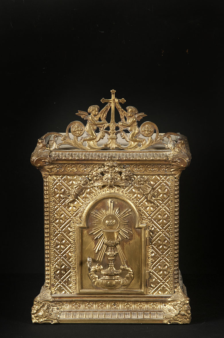 tabernacolo, opera isolata - bottega Italia centrale (XIX)