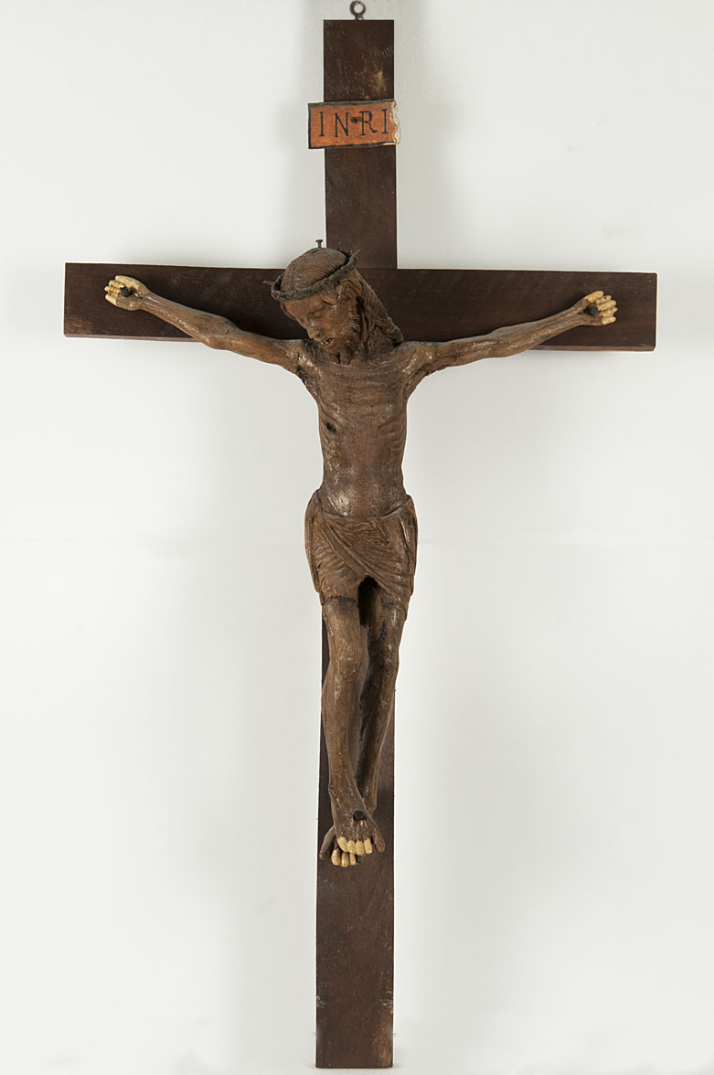 Gesù Cristo crocifisso (crocifisso, opera isolata) di Giovanni Teutonico (attribuito) - produzione tedesca (fine XV)