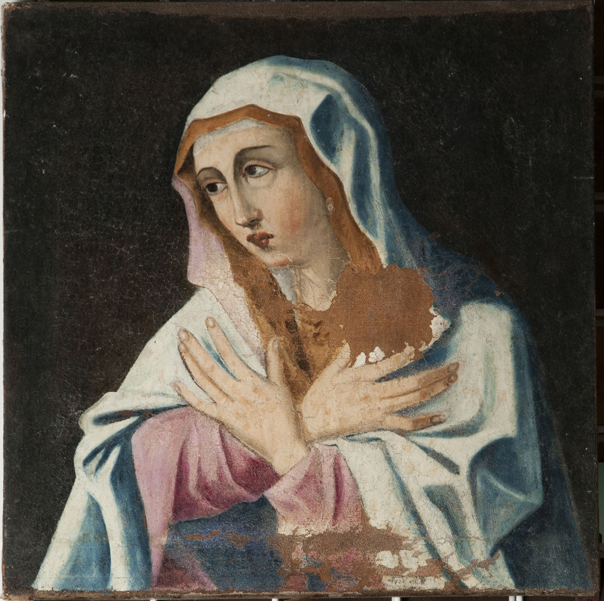 Sacro Cuore di Gesù (dipinto, opera isolata) - ambito Italia centrale (ultimo quarto XIX)