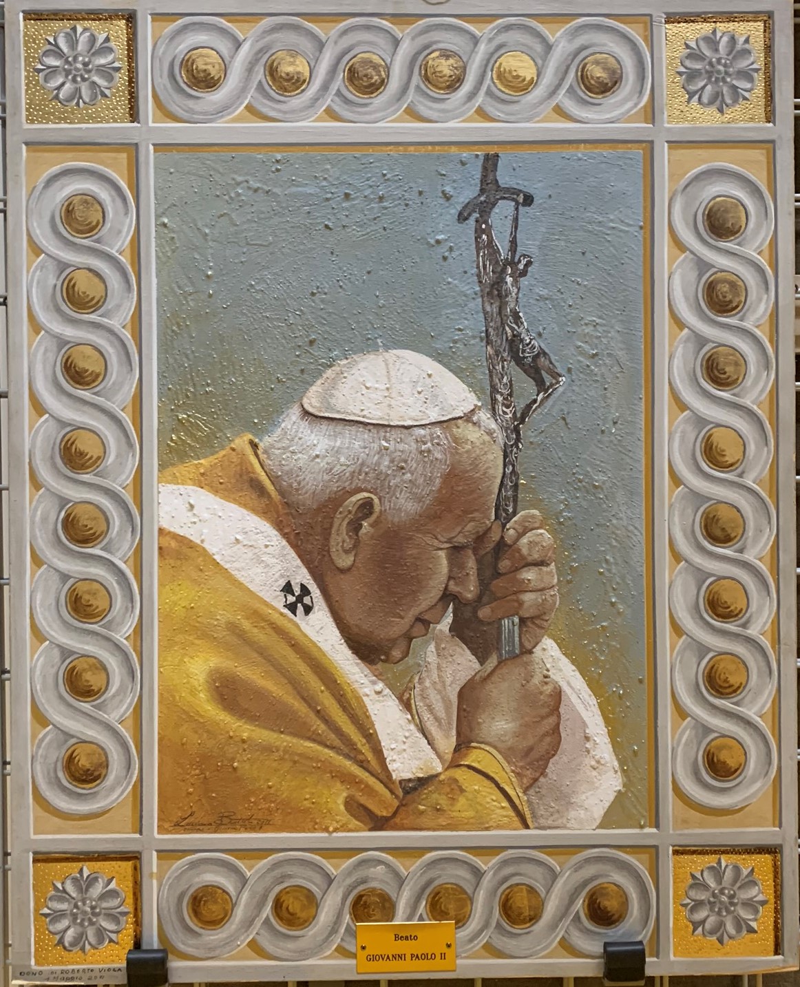 Giovanni Paolo II (dipinto) di Bartoli, Liliana - ambito Italia centrale (sec. XXI)