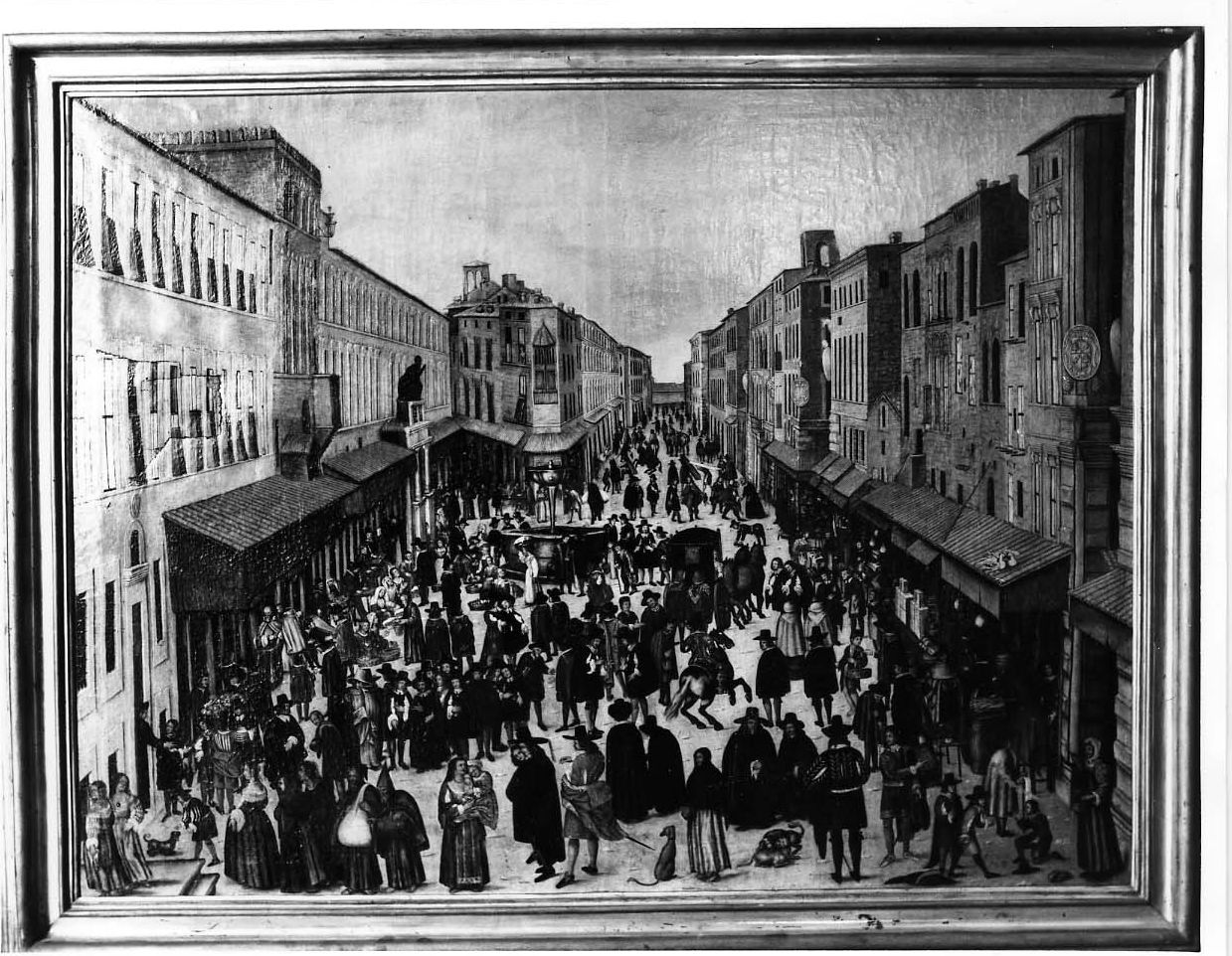 veduta di Perugia (dipinto, opera isolata) - ambito Europa settentrionale (sec. XVII prima metà)