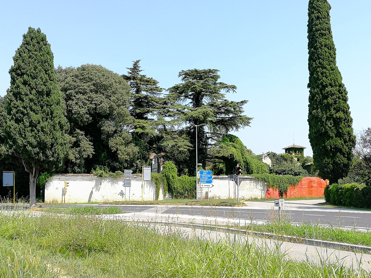 Villa Antonini, Brunner, Krcivoy con giardino e parco (villa, privata) - Campolongo Tapogliano (UD)  (XVI, primo quarto)