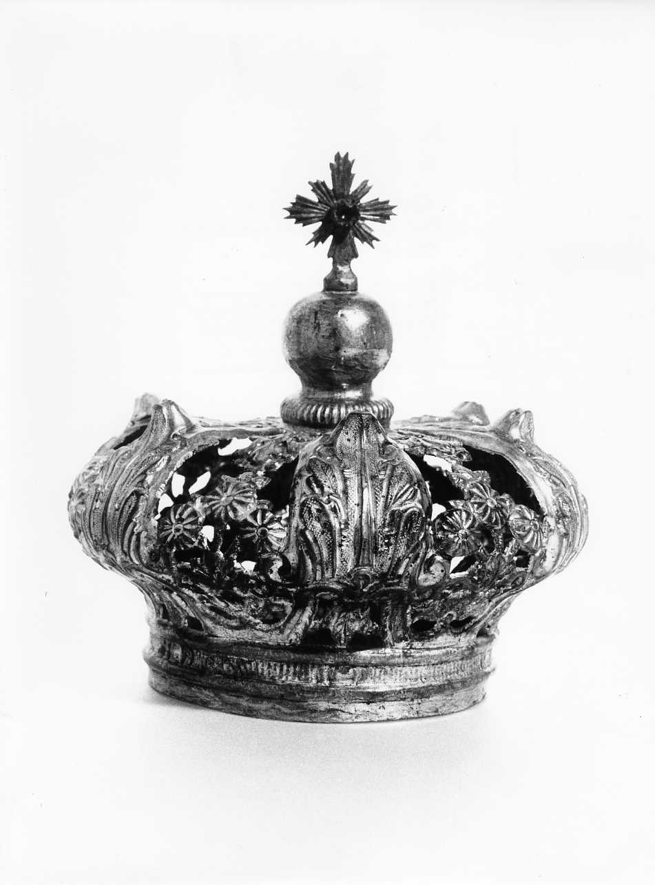 corona da statua - bottega Italia meridionale (ultimo quarto sec. XIX)